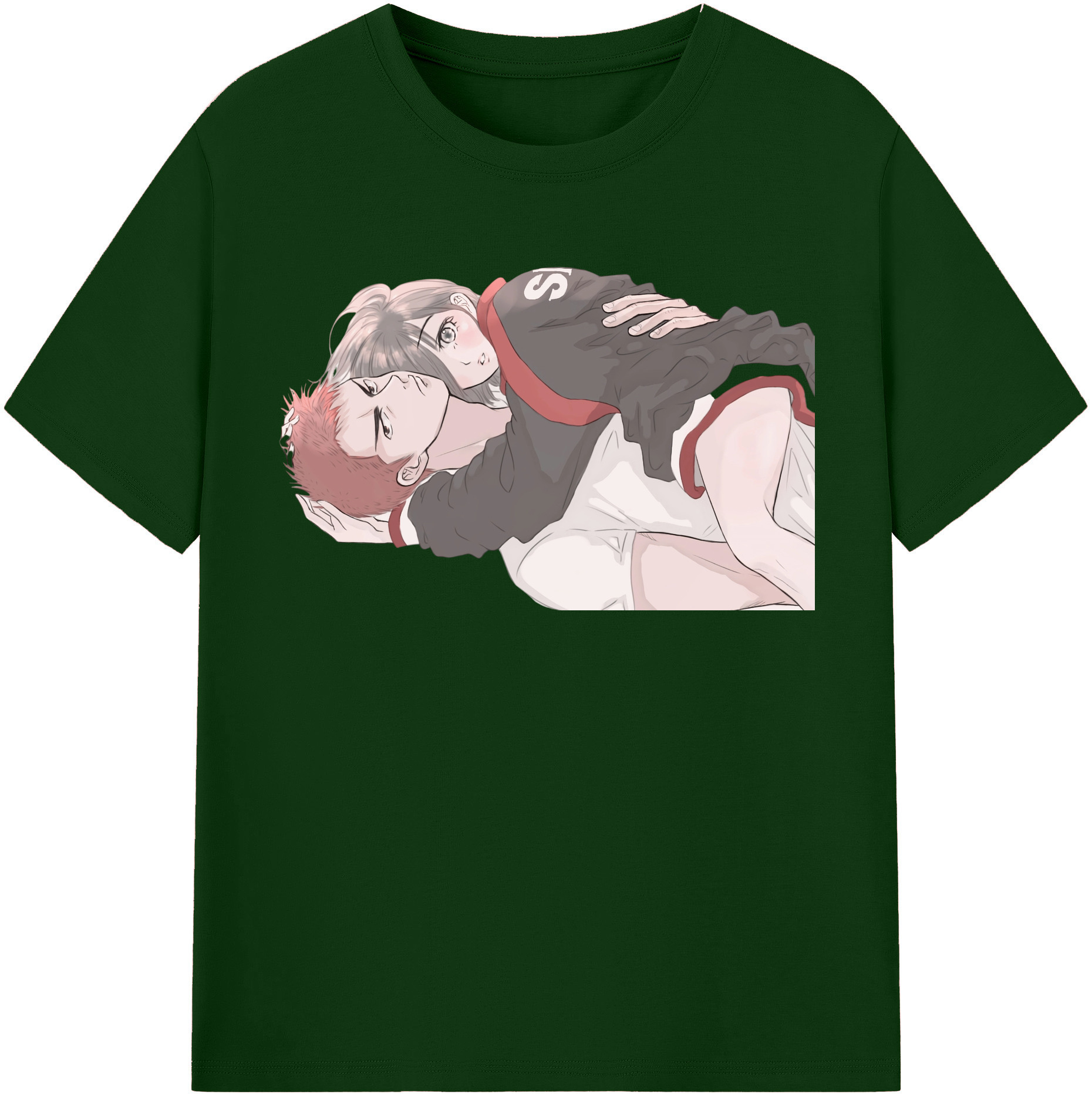 SLAM DUNK／スラムダンク 綿100％半袖Tシャツ（フロントプリント）